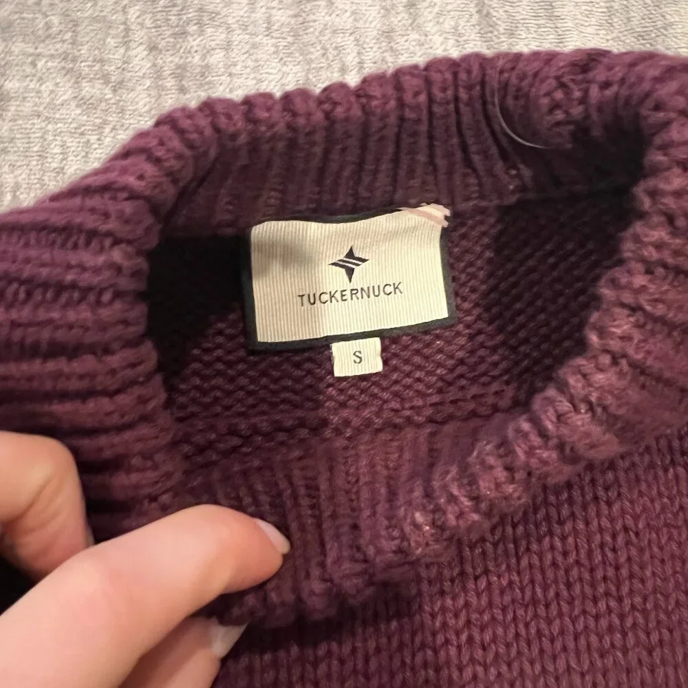 Tuckernuck Plum Crewneck Sweater